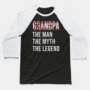 Grand Father Turkish Cypriot Grandpa The Man The Myth The Legend - Gift for Turkish Cypriot Dad With Roots From  Northen Cyprus Baseball T-Shirt